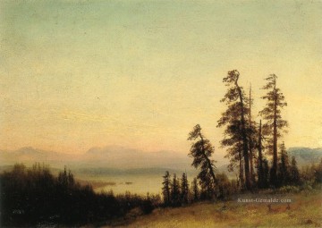  Bierstadt Malerei - Landschaft mit Hirsch Albert Bier